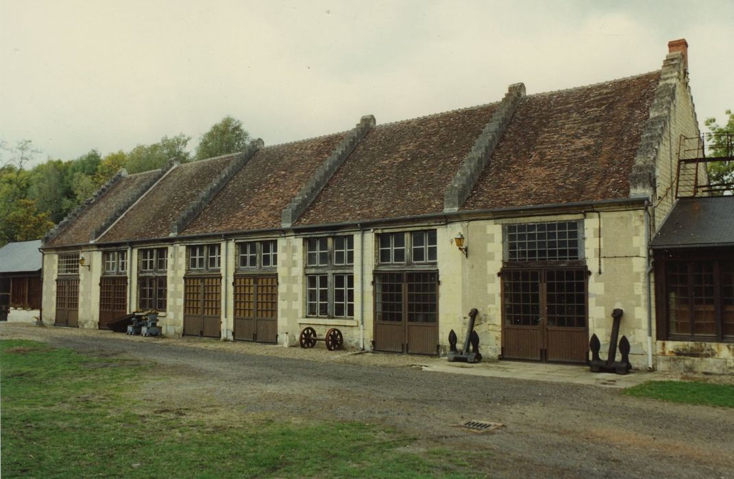 Forges royales de la Chaussade (anciennes) : Magasin des modèles, vue générale