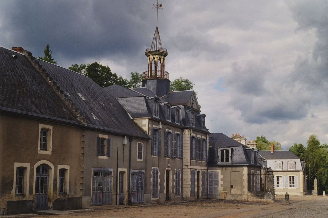 Château de la Chaussade : Ensemble est, vue partielle