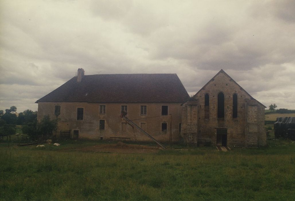 Ancienne abbaye de Bellevaux : Ensemble est, vue générale