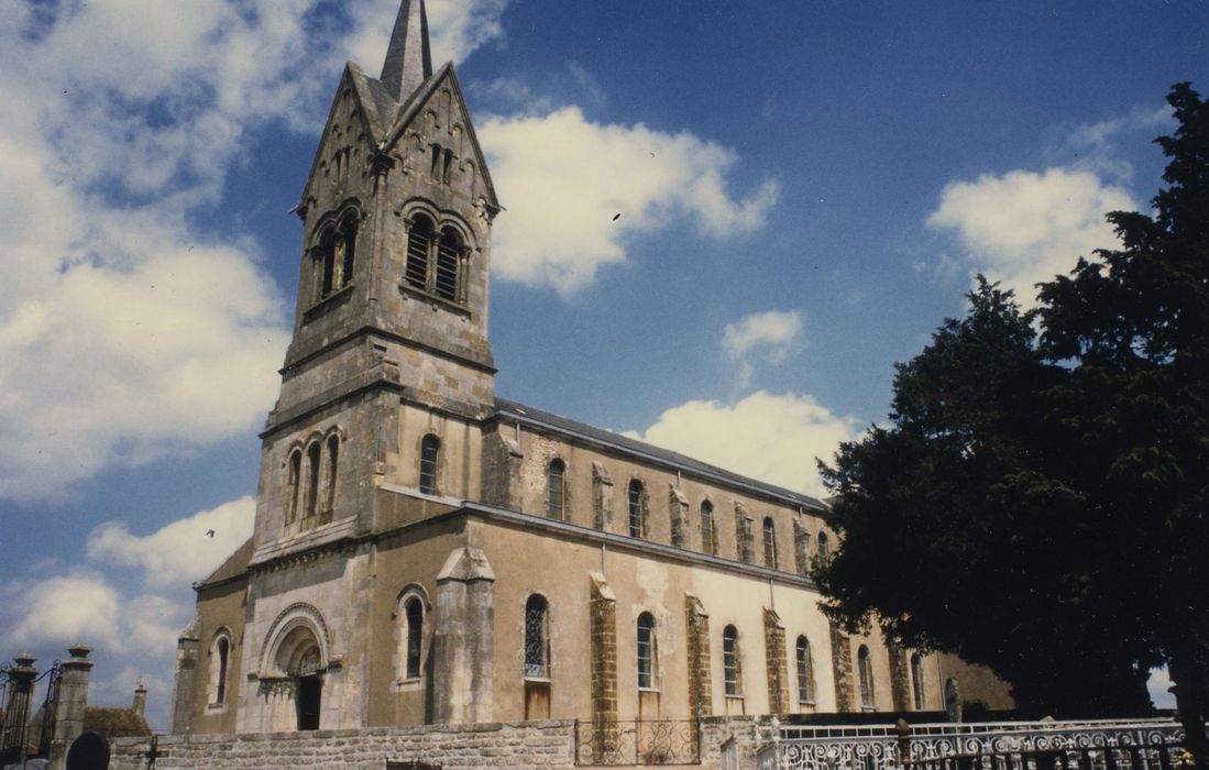 Eglise Saint-Alban : Ensemble sud-ouest, vue générale