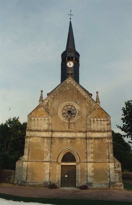 Eglise Saint-Siméon : Façade  occidentale, vue générale