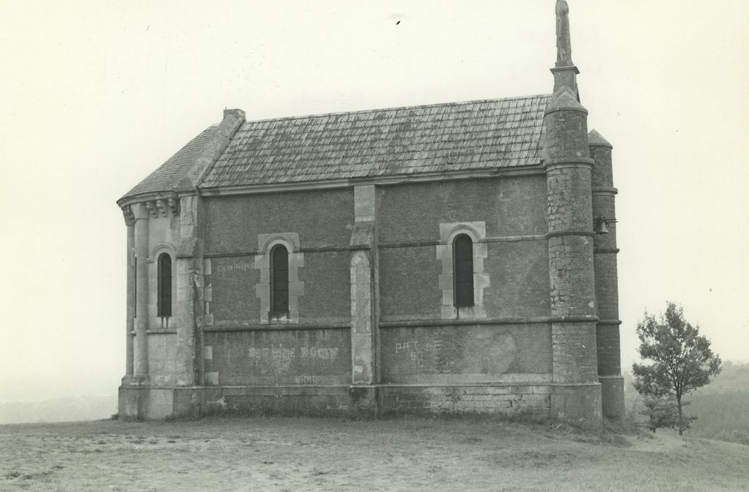 Chapelle Notre-Dame-de-Lourdes-de-Tête-Ronde : Façade latérale nord, vue générale