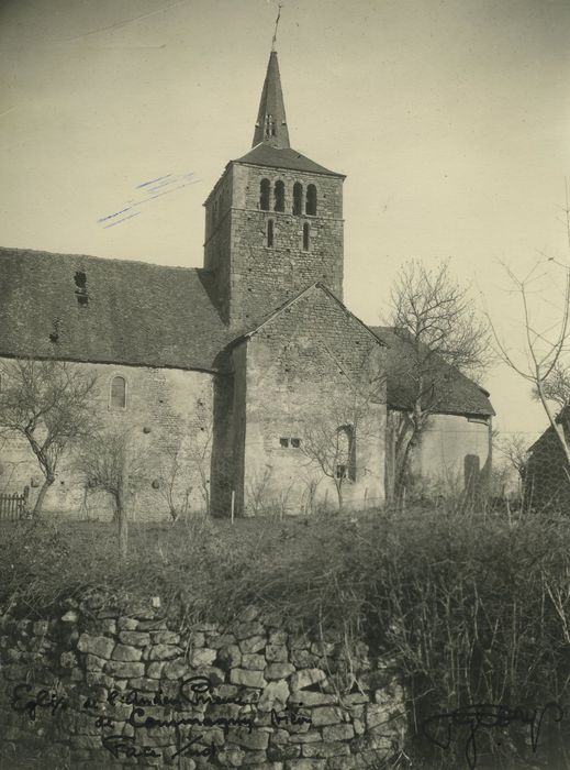 Prieuré de Commagny (ancien) : Façade latérale sud, vue partielle