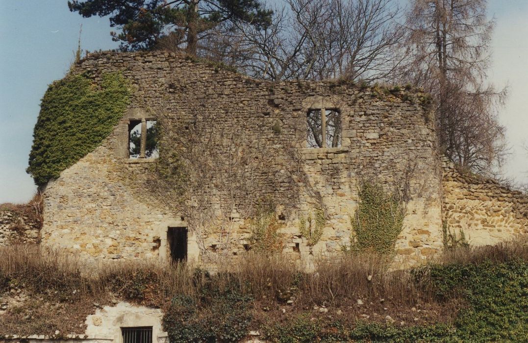 Ancien château : Logis, façade sud, vue générale