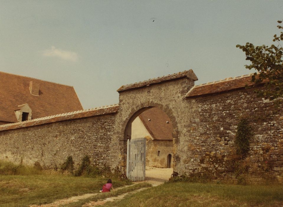 Château (vieux) : Mur d’enceinte ouest, vue partielle
