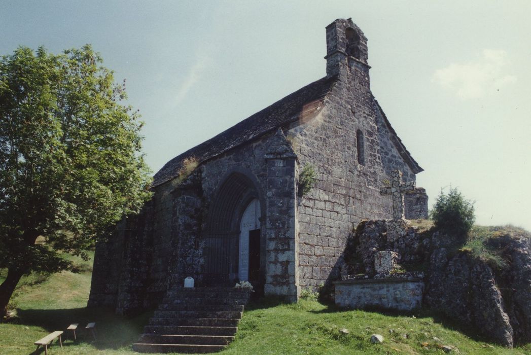 Chapelle Notre-Dame de Turlande : Ensemble nord-ouest, vue générale