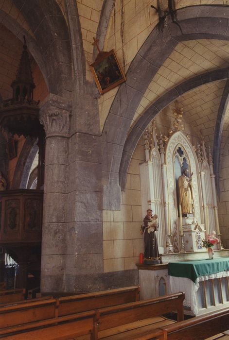 Eglise Saint-Saturnin : 1ère chapelle sud, vue générale