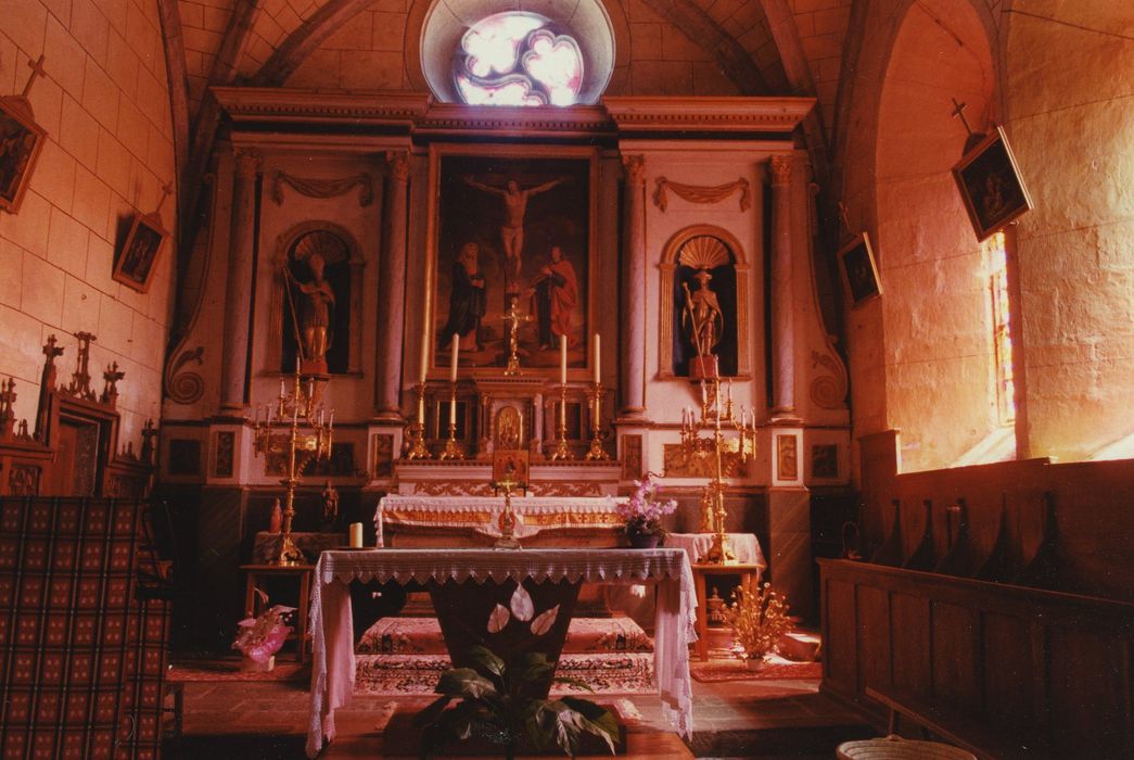 retable du maître-autel, tableau : Crucifixion (la)