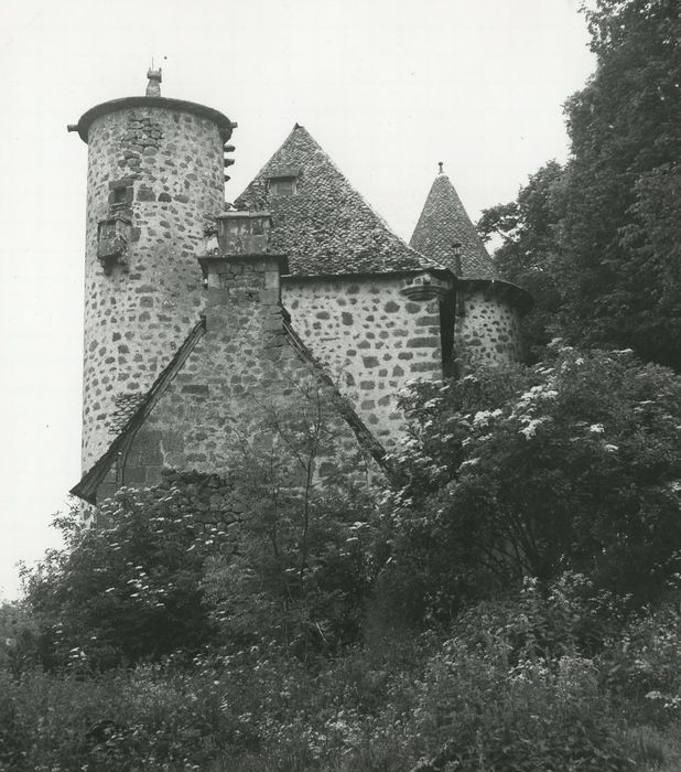 Château de la Cavade : Façade est, vue générale