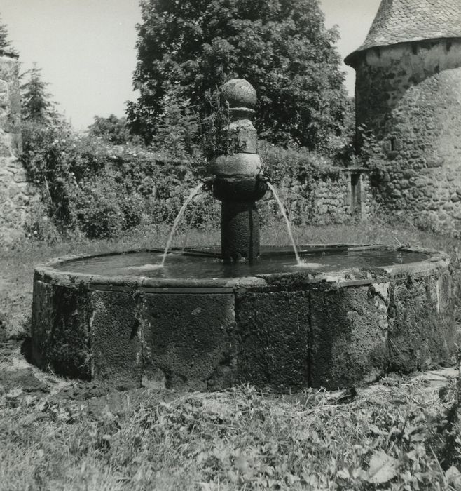 Château de Vixouges : Fontaine, vue générale