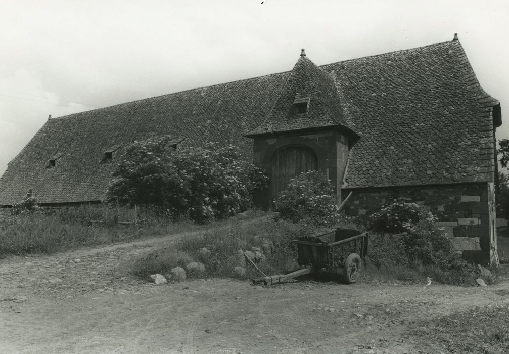 Ferme del a Borie-Grande : Grange, ensemble sud, vuegénérale