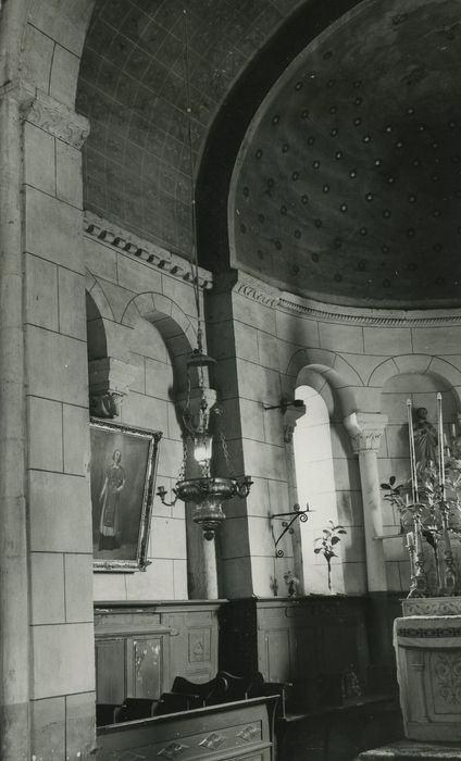 Eglise Saint-Laurent : Choeur, vue partielle