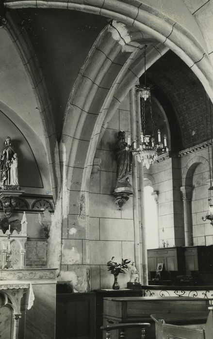 Eglise Saint-Laurent : Chapelle nord, vue partielle