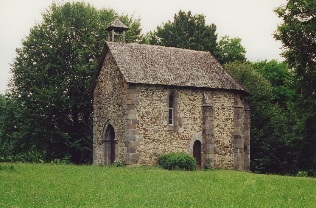 Château de Broussette : Chapelle, ensemble sud-ouest, vue générale