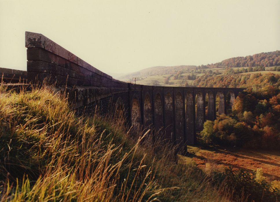 Viaduc de Barajols (également sur commune de Saint-Amandin), vue générale