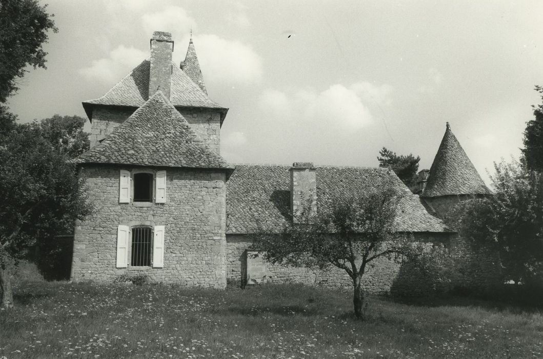 Château de la Pachevie : Ensemble ouest, vue générale