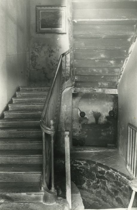 Château de la Pachevie : Escalier, vue générale