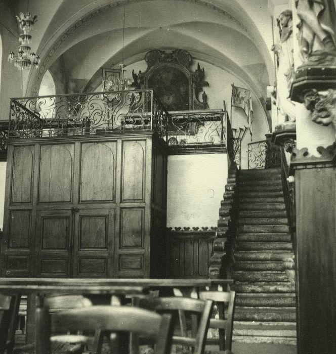 Hôpital Saint-Jacques : Chapelle Notre-Dame, tribune, vue générale