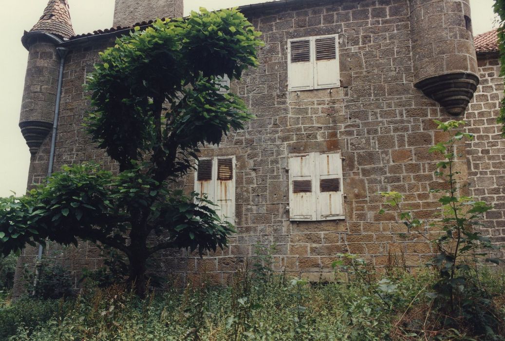 Château du Mazigon : Façade est, vue partielle