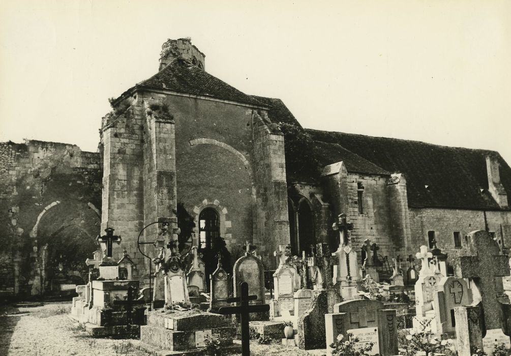 Ancienne abbaye : Eglise abbatiale, ensemble est, vue générale