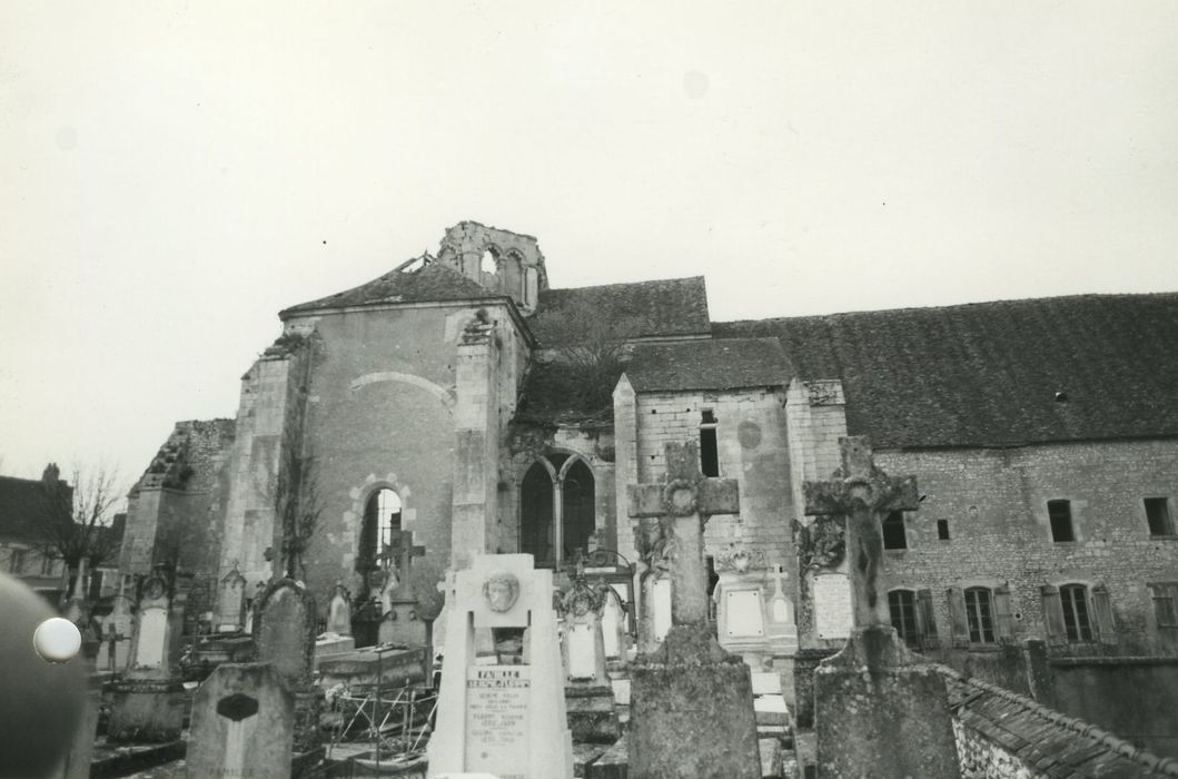 Ancienne abbaye : Eglise abbatiale, ensemble nord, vue générale