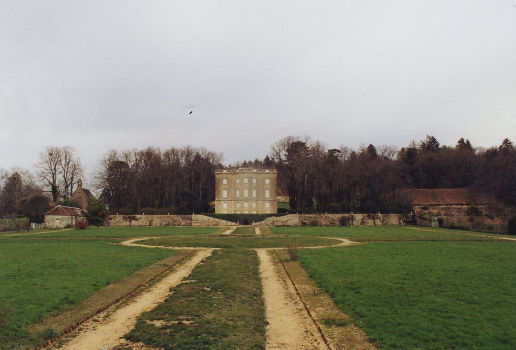 Château de Saulières : Ensemble ouest, vue générale