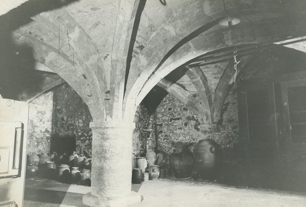 Château de Besne : Cave, vue partielle