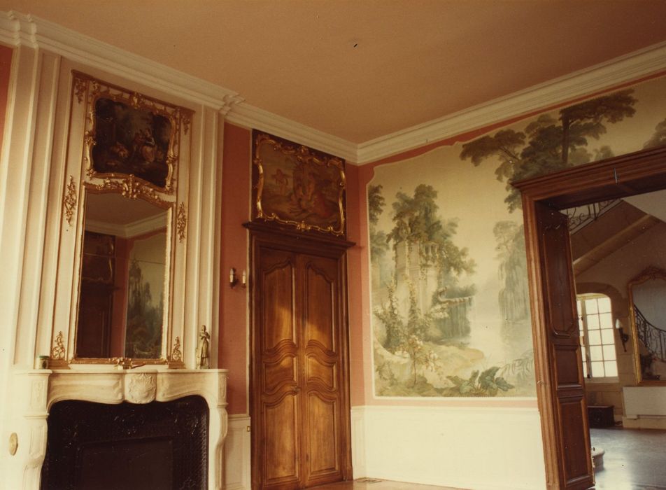 Château de Sermoise : Grand salon, vue partielle