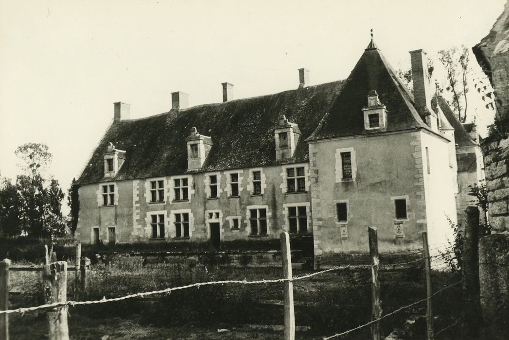 Château des Granges : Aile nord, façade nord, vue générale