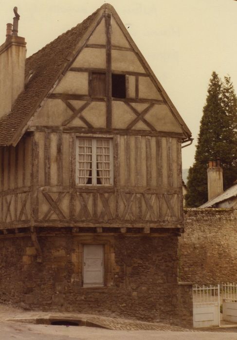 Maison à colombages : Pignon ouest, vue générale