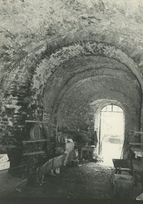 Château : Ancienne chapelle, vue générale de la nef