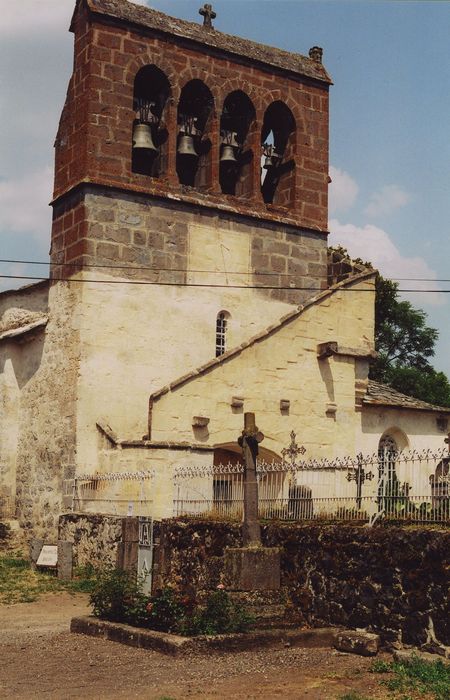 Eglise Saint-Hilaire de Moissac : Façade sud, vue générale