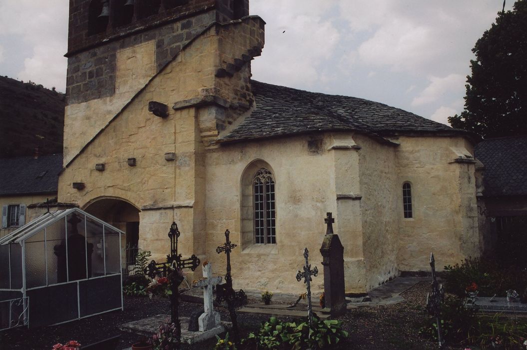 Eglise Saint-Hilaire de Moissac : Ensemble sud-est, vue partielle