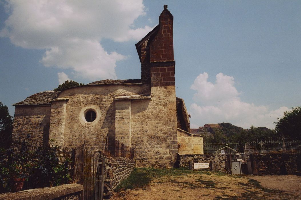 Eglise Saint-Hilaire de Moissac : Façade ouest, vue générale