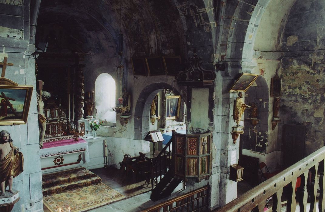 Eglise Saint-Hilaire de Moissac : Choeur, vue partielle