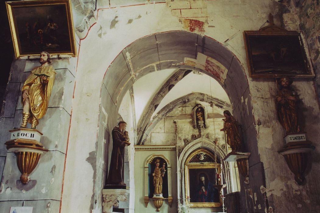 Eglise Saint-Hilaire de Moissac : Transept sud, vue partielle