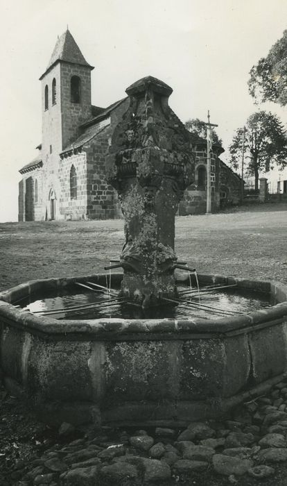 Fontaine à bassin octogonal, vue générale