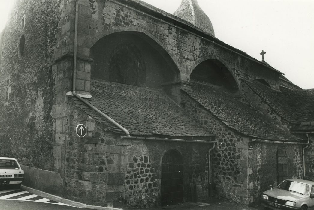 Eglise collégiale Notre-Dame : Façade latérale ouest, vue partielle