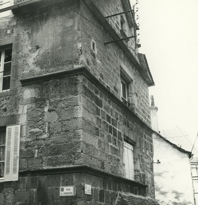 Maison dite du Baillage : Façade sur la rue de l’Argenterie, vue partielle