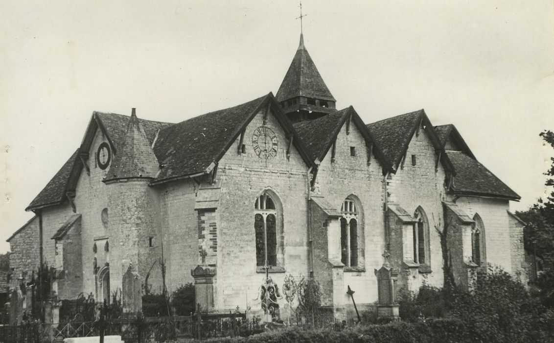 Eglise Saint-Julien : Ensemble sud-ouest, vue générale