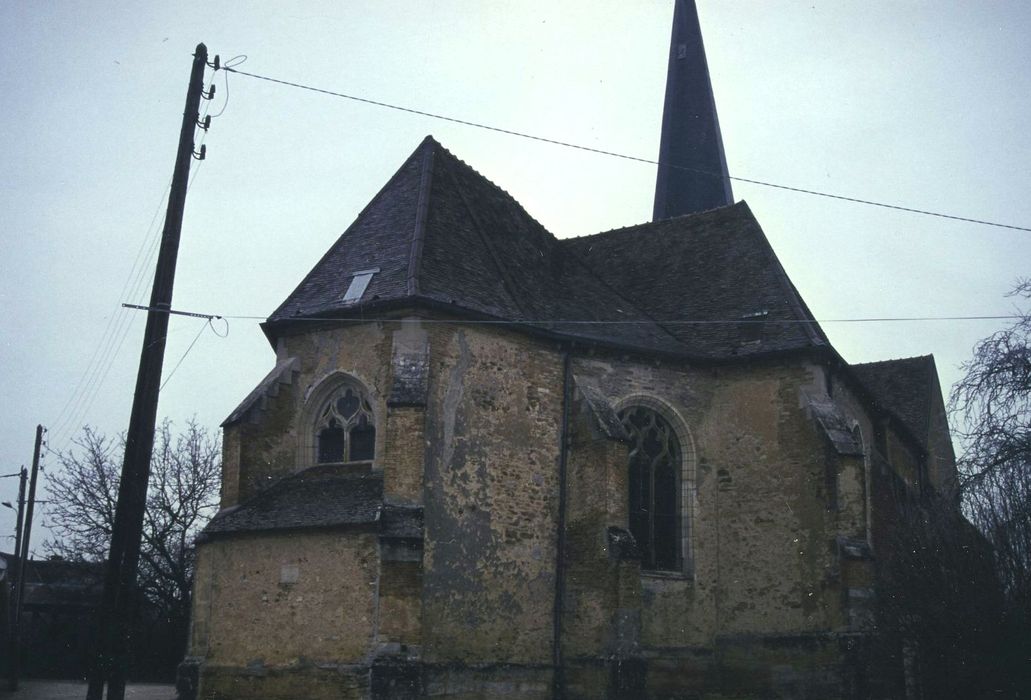 Eglise Saint-Gilles : Chevet, vue générale