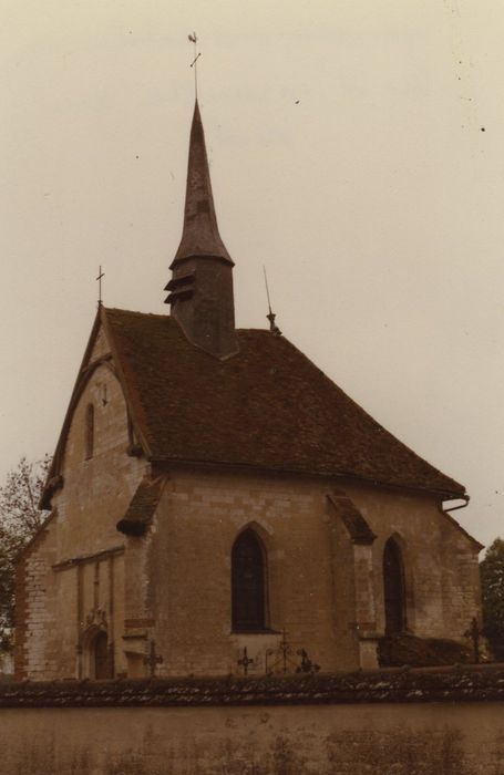 Chapelle du cimetière : Ensemble sud-ouest, vue générale