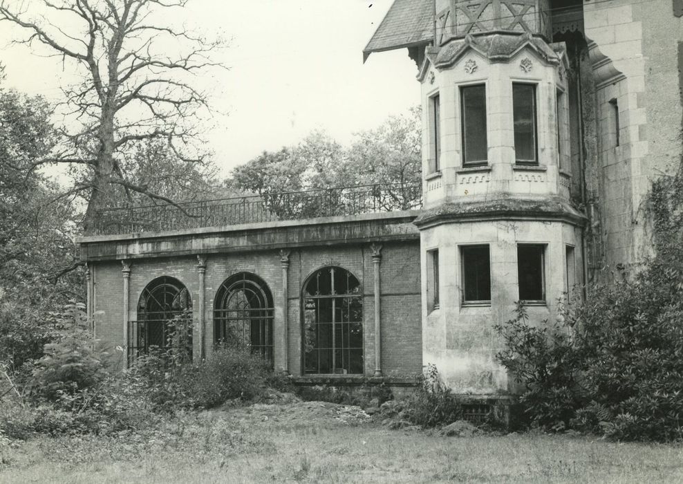 Chalets de Mont-d'Arnaud : Grand chalet, jardin d’hiver, façade nord, vue générale