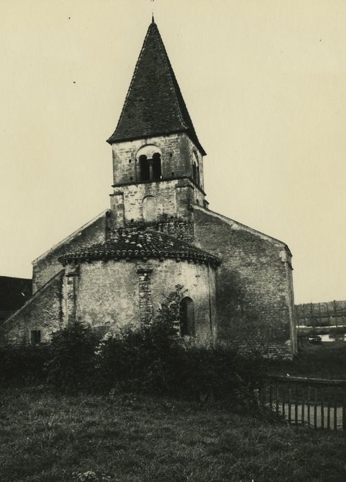 Eglise (ancienne) : Chevet, vue générale