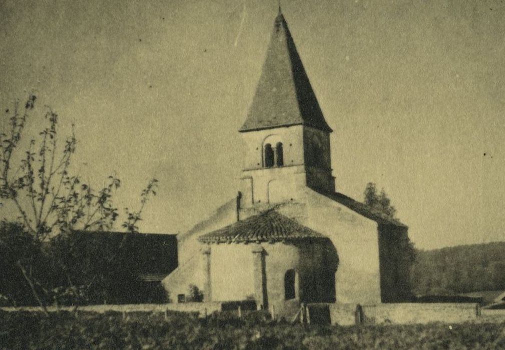 Eglise (ancienne) : Chevet, vue générale