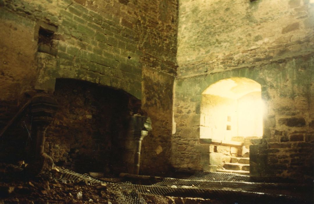 Tour du Bost : Cheminée monumentale, vue générale