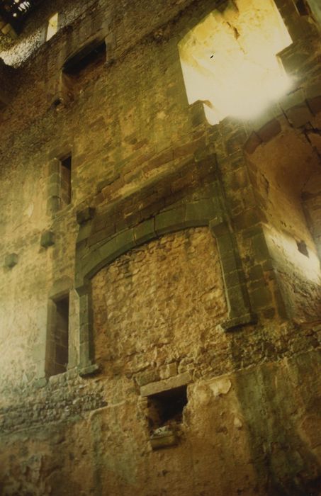 Tour du Bost : Cheminée monumentale, vue générale