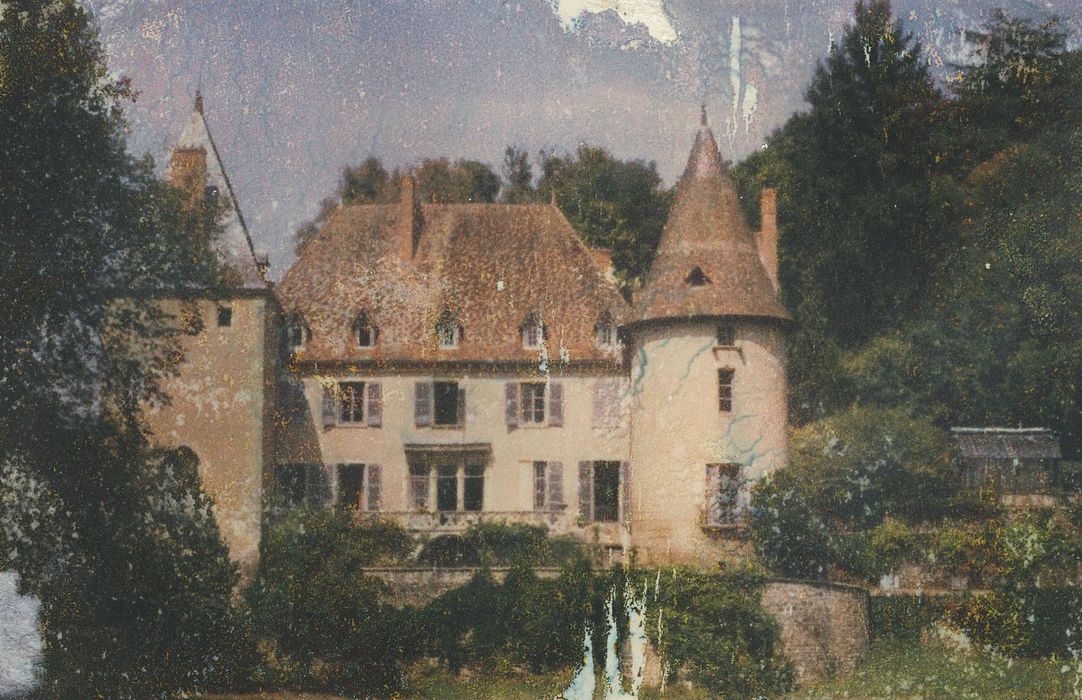 Château du Banchet ou de la Magdeleine : Ensemble sud, vue générale