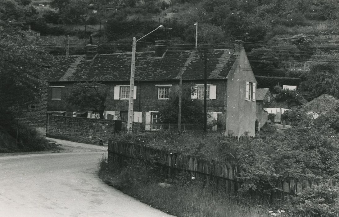 Cité ouvrière de la Combe des Mineurs : Bâtiment 5, façade sud, vue générale