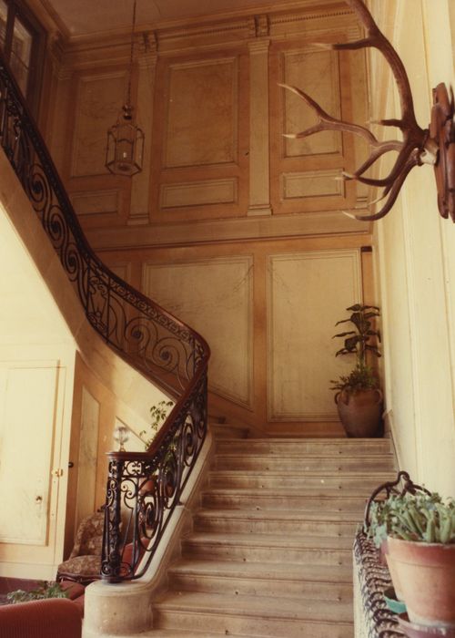 Château de la Baulme : Escalier d’honneur, vue générale